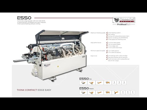 E550 PMCR Automatic Edgebander PURE Touch Me Casadei Industria WOOD 2021