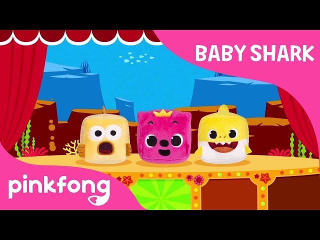 singing baby shark cube