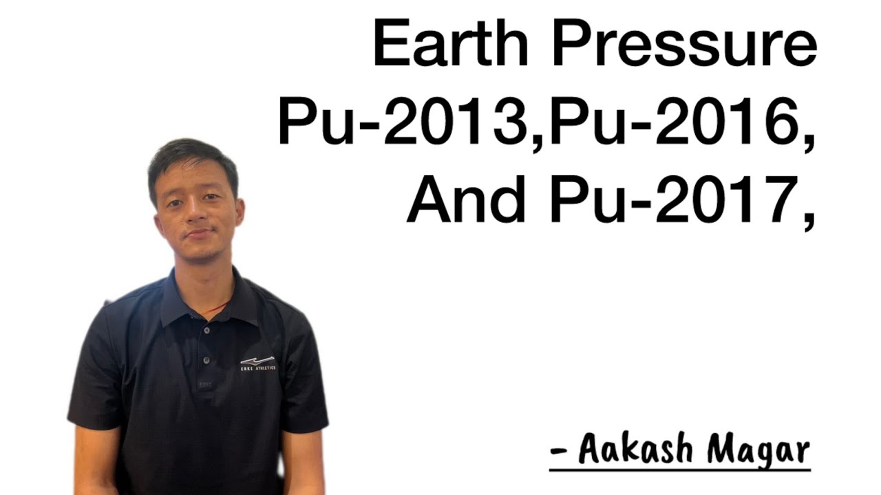 Unit -3 Types-1 Active Earth Pressure On Retaining Wall/Foundation Engineering/BE Civil/ PU/TU/IOE