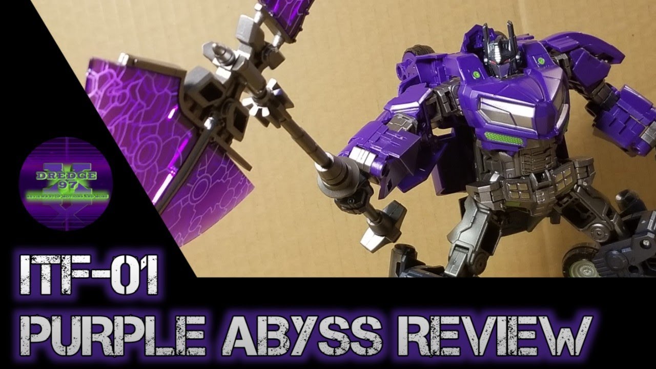 ITF-01 Purple Abyss Stop Motion Review (Knock Off Over Sized