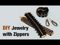 How to Make Handmade Jewelry with Zippers | Creative Upcycled Accessories