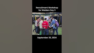 3rd Day Recruitment Event Workshop - @rm recrutement international @CanamGroup - Welders.