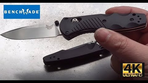 Video review - Benchmade 470-1 Mini Emissary and 585 Mini Barrage  *4K Ultra HD*