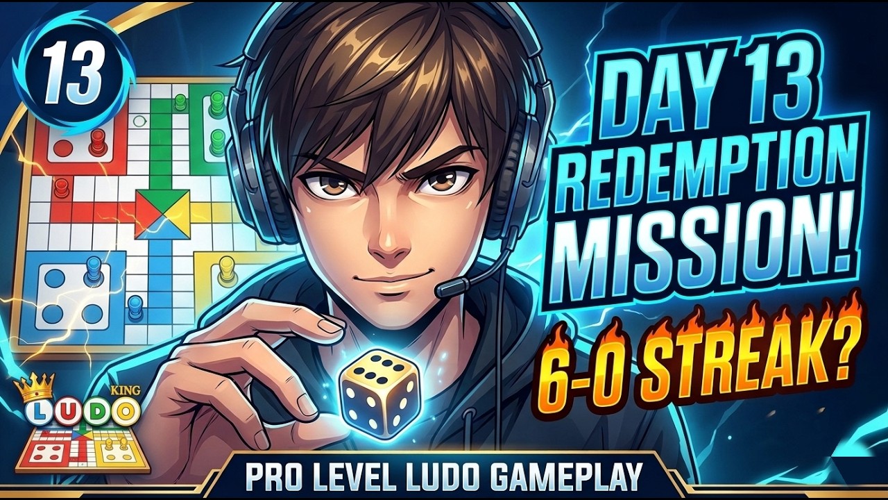 Pro Level Ludo Gameplay! 🎲 Redemption Mission 🔥 Day 13 | (Watch & Learn)