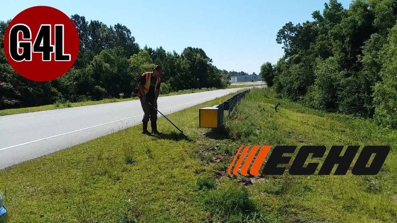 Grounds4Life | !THE SUMMER HEAT! | Guardrails | Echo SRM 3020T 30.5cc ...