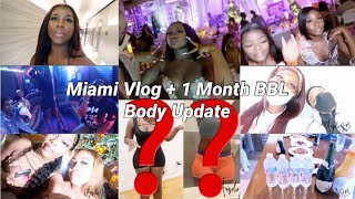 My BBL Journey: 1Mo Body Update (before + after), Christmas In Miami, Faja Shopping | angeliejb