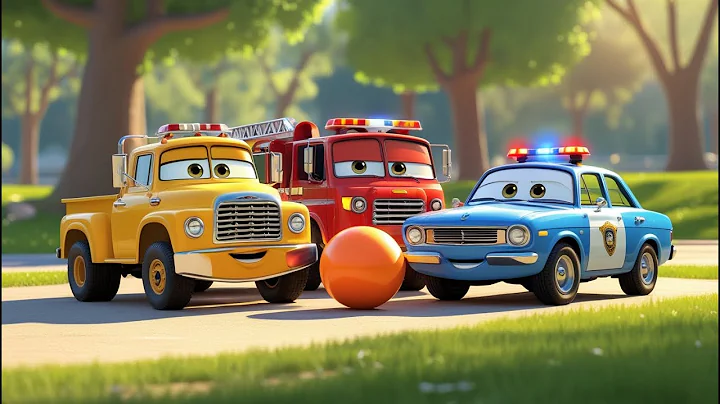 he Mystery of the Missing Orange Ball! | Learn Colors with Cars for Kids | Fun Educational Video!