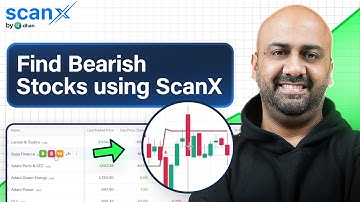 How to find Bearish Momentum Stocks using Screeners | ScanX Tutorial | Dhan