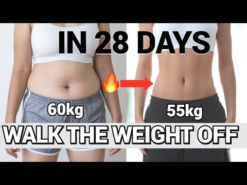 Lose 5kg In 28 DAYs! 40 Min Walking Workout to Burn Fat, Knee Friendly (Burns 500 Calories!)