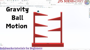 SolidWorks tutorial | Gravity Ball Motion | SolidWorks Motion Tutorial | SolidWorks for Beginners
