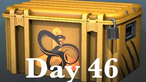 Opening a CS:GO snakebite case until I get a gloves #46