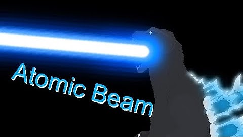 New GMK Godzilla Atomic Breath Animation Test (Stick Nodes). #dakojirastk