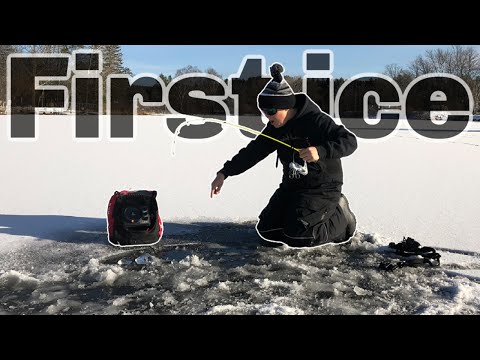 First Ice Fishing Minnesota 2020 (DANGEROUS)