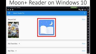 Moon Reader+ on Windows 10 laptop screenshot 5