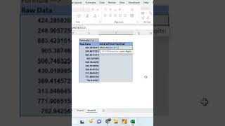 Remove Decimal using Formula. #excel #exceltips #exceltutorial #shorts #short #shortsfeed