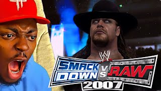 Can I Beat The Undertaker At WrestleMaina? | Smackdown Vs Raw 2007 Season Mode