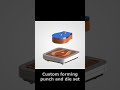 Custom forming punch and die set