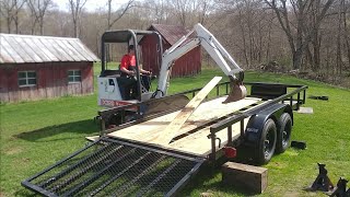 TRICK MY TRACTOR SUPPLY TRAILER- TIE DOWNS GALORE, SPARE TIRES, STAKE SIDES, TOOL BOX AND MUCH MORE!