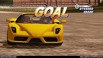 RPCS3 PS3 Emulator - Outrun Online Arcade Ingame! VULKAN (726ec274) LLVM