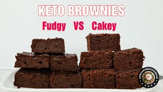 HOW TO MAKE EASY KETO BROWNIES  - FUDGY VS CAKEY  ! screenshot 4