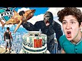 KING KONG vs MEGALODÓN en GTA 5! (Mods)