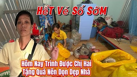Bất ngờ hôm nay trinh bán vé số quá đắc tranh thủ về dọn nhà #haivitmoinhat #trinhkho #cohoahangxom