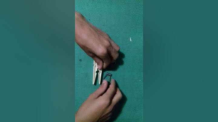 Come costruire una pistola spara stuzzicadenti con una molletta da bucato