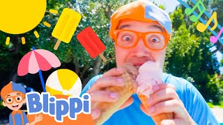 Fun in the Summer Sun | Brand New BLIPPI Outdoor Educational Pool Song for the Family