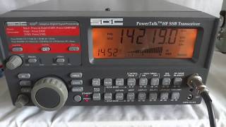 SGC SG 2000 HF SSB transceiver with Powertalk DSP control head