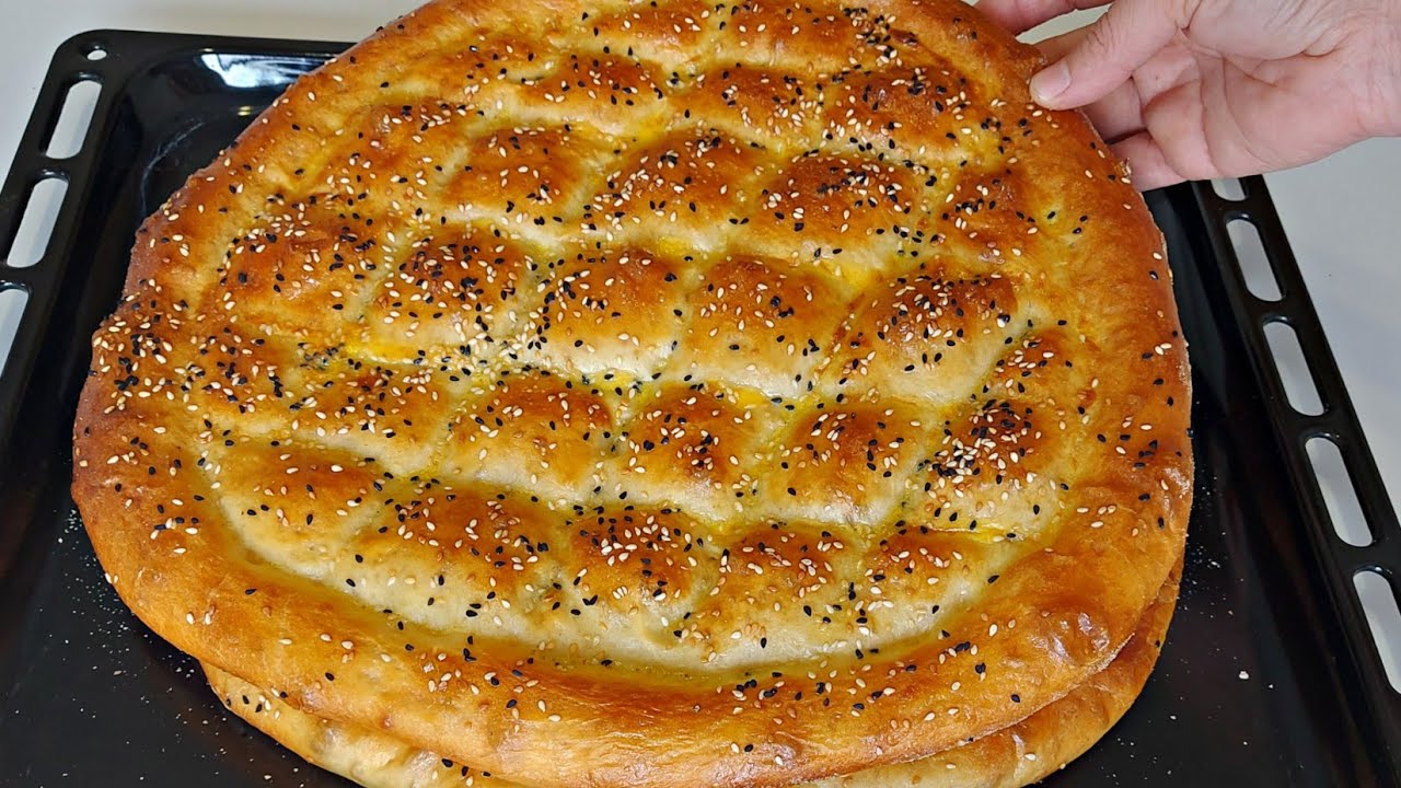 Sadece Un ,Su ,SÜT , Tuz  Ve Maya İle Evde Ramazan Pidesi Yapımı ( Ramazan Pidesi Nasıl Yapılır)