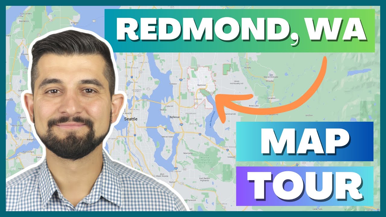 👉 Redmond, WA City Map Tour Moving To Redmond Living In Redmond
