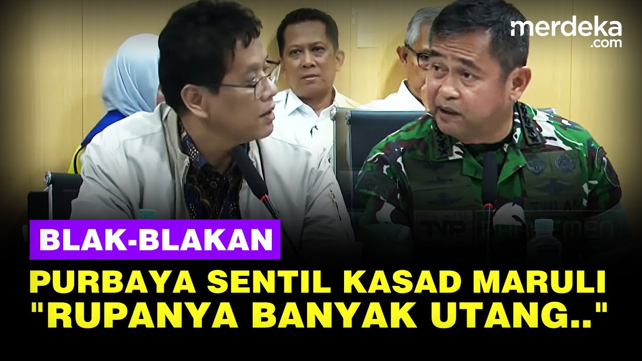 Purbaya Blak-blakan Sentil Kasad TNI Maruli saat Rapat Bencana Rupanya Banyak Utang