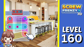 Screw Frenzy Level 160 Solution Walkthrough