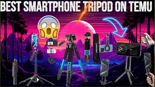 📱 Top 3 Best Smartphone Tripods on Temu 2025😱 | Affordable Phone Tripods for Content Creators