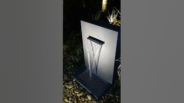 Easy DIY waterfall spillway