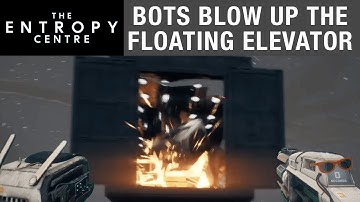Worker Bots Blow Up The Floating Elevator - The Entropy Centre (PS5)