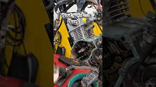 Quick Motorcycle Flywheel Removal! 🏍️💨 #Shorts