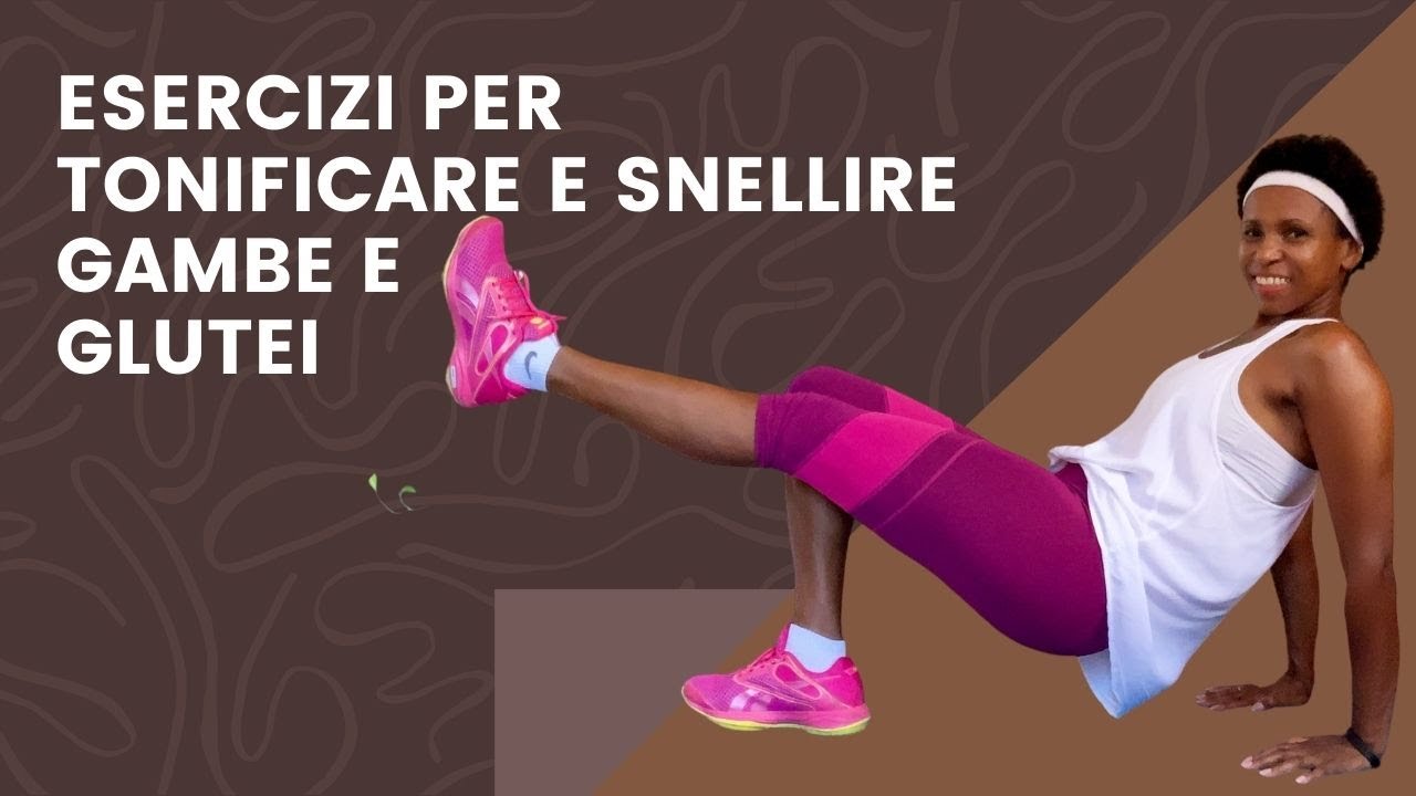 ESERCIZI PER TONIFICARE GAMBE E GLUTEI | ELA WORKOUT | ELAINE BARBOSA ...