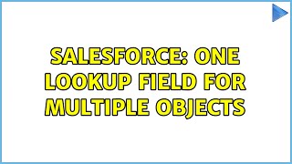 Salesforce: One lookup field for Multiple Objects
