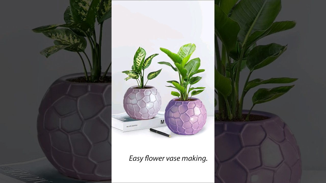Cement pottery making #diy #roomdecor #potflower #craft