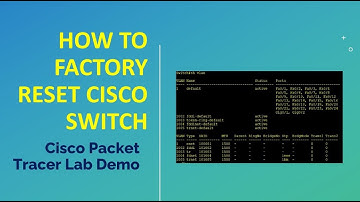 Packet Tracer Lab  -  How to Factory Reset a Cisco Switch