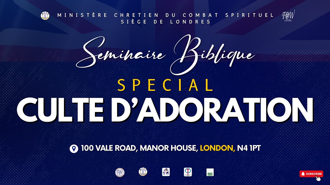 SPECIAL CULTE D’ADORATION AVEC BISHOP ABRAHAM CHIGBUNDU - 15/12/2024