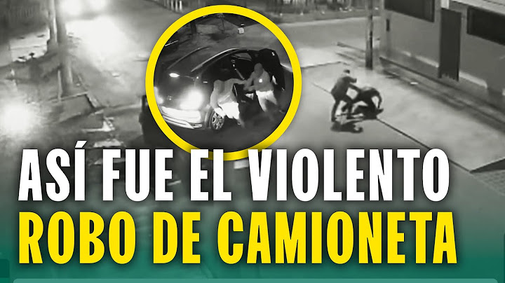 Así fue el violento robo de una camioneta: "Van tres veces que roban autos aquí"