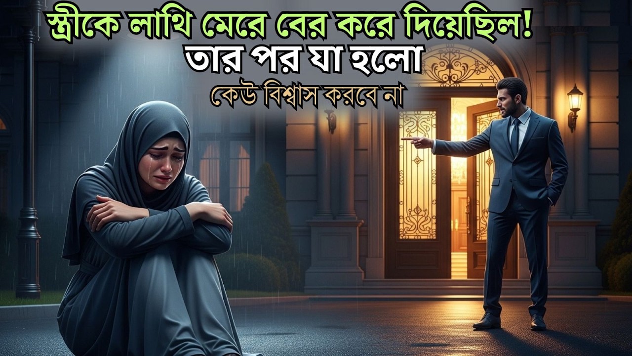 অহংকারে স্ত্রীকে ঘর থেকে বের করেছিল স্বামী! তারপর আল্লাহর বিচার দেখুন | ইসলামিক_ভিডিও | ইসলামিক