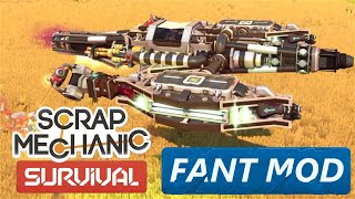 The Cloud Interceptor | Scrap Mechanic Survival | Fant Mod