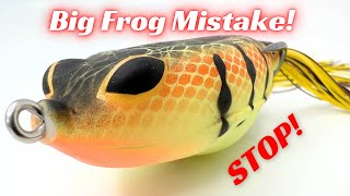 STOP Making This Frog Fishing Mistake! It’s Costing You Bass!