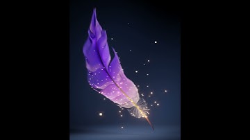 Feather - Nodevember 2025  #blender #magic #animation #geometrynodes