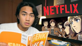 Caraku belajar bahasa dari NETFLIX