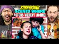 20 Scenes Where ACTORS SURPRISINGLY WEREN'T ACTING - REACTION!! (Stranger Things, Spider-Man, Joker)