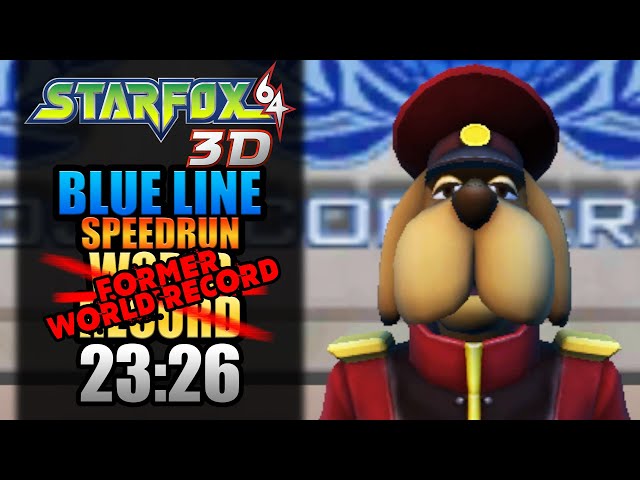 PB] Star Fox 64 3D | Blue Line Speedrun | 23:26 [Former
